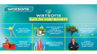 Watsons Türkiye’den sürdürülebilir geleceğe güçlü adım
