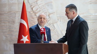 Ümit Özdağ, Türkiye Barolar Birliği Başkanı Erinç Sağkan'ı ziyaret etti