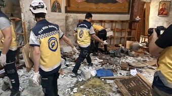 Suriye'de kiliseye bombalı saldırı: Çok sayıda ölü var