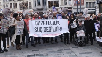 Yılın ilk çeyreğinde 25 gazeteci tutuklandı