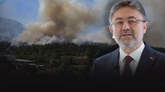 Bakan Yumaklı: Hatay'daki yangına hava araçlarımız yoğun müdahale başlattı