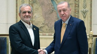 Cumhurbaşkanı Erdoğan, İranlı mevkidaşı Pezeşkiyan ile görüştü