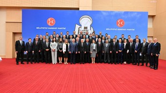 MHP lideri Bahçeli, kurmaylarıyla bir araya geldi