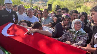 Şehit orman işçisi Ragıp Şahin, son yolculuğuna uğurlandı