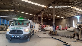 Aksaray'da fabrikada patlama: 1 ölü, 3 yaralı