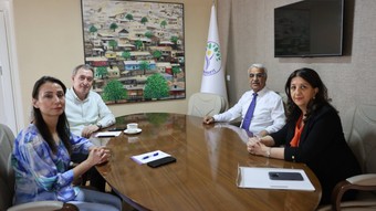 DEM Parti heyeti, Cumhurbaşkanı Erdoğan görüşmesi öncesi Genel Merkez'de bir araya geldi