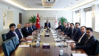 Bakan Bayraktar, TES-İŞ ve MADEN-İŞ ile görüştü