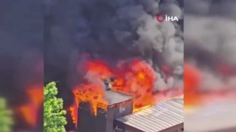 Ataşehir'de restoranda büyük yangın! Ekipler müdahale ediyor