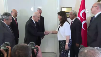 DEM Parti İmralı heyeti, MHP Genel Başkanı Devlet Bahçeli'yi ziyaret ediyor