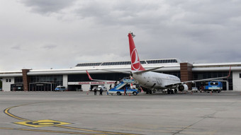Erzurum Hava Limanı, yılın ilk yarısında 601 bin 241 kişiyi ağırladı