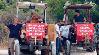 Akbelen’de köylülerden “Maden Yasası'nı tanımıyoruz” eylemi