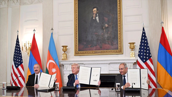 Azerbaycan ile Ermenistan arasında imzalanan ortak deklarasyondan birçok ülke ve kuruluş memnun