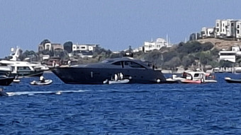 Bodrum'da milyon dolarlık motoryatta yangın