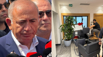 Gürsel Tekin, polis eşliğinde CHP İstanbul İl Başkanlığı'na girdi: CHP'liler il binasında barikat kurdu