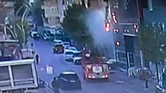 6 kişinin can verdiği yangının ilk anları kamerada