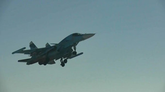 Rusya'nın savaş uçağı düştü