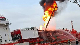 Rusya, 4 bin ton LNG taşıyan Türk gemisini vurdu