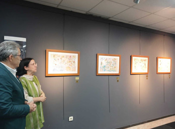 ‘Minyatürlerle Yaşar Kemal’in Bütün Kitapları’ sergisi sanatseverlerle buluştu - Resim : 1