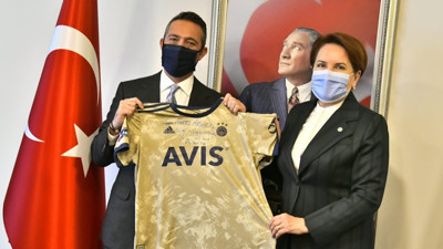 Fenerbahçe Başkanı Ali Koç'tan İYİ Parti lideri Akşener'e ziyaret