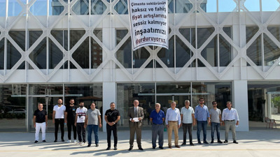 M&uuml;teahhitler iş durdurma kararını uygulamaya başladı