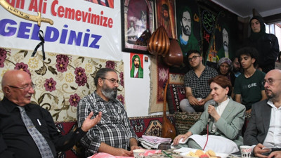 Akşener'den Şah-ı Merdan Cemevi’ne ziyaret
