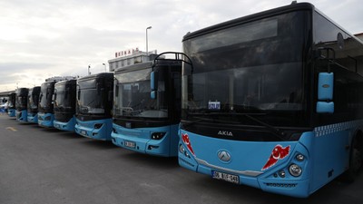 Başkentte özel halk otobüsleri kontak kapattı