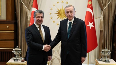 Erdoğan, Barzani ile görüştü