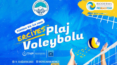 Dünyada bir ilk: Dağda plaj voleybolu