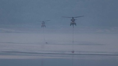 Çanakkale'deki yangına müdahale tüm hızıyla sürüyor