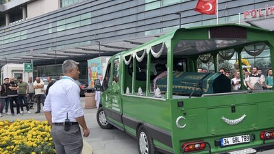 Selde hayatını kaybeden doktor ve eşi için cenaze töreni