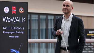 Akıllı baston üreten Türk şirketi İngiltere'de kraliyet ödülüne layık görüldü
