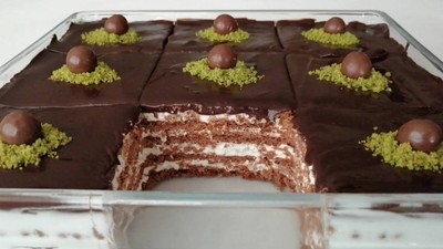 1 paket puding ve biraz bisküvi ile hazırlanan harika tatlı : Usta aşçılar bile tarifini istiyor