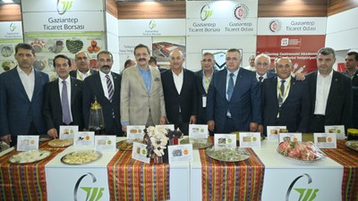 Gaziantep’in coğrafi işaretli ürünleri YÖREX fuarında tanıtıldı