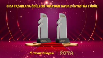 Gıda pazarlama ödülleri FOMA'dan Tavuk Dünyası'na iki ödül