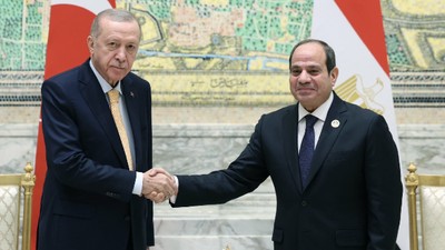 Cumhurbaşkanı Erdoğan, Mısır Cumhurbaşkanı Sisi ile görüştü