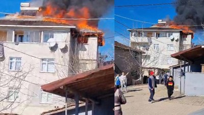 Gebze'de bir evde yangın çıktı! Mahsur kalan 4 çocuk kurtarıldı
