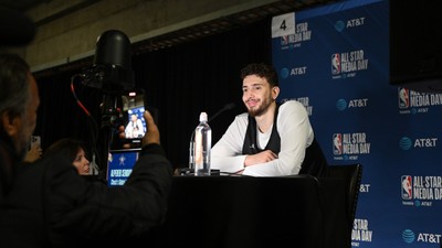 NBA All-Star'da ilk antrenmanına çıktı: "Merhaba, ben Alperen Şengün"