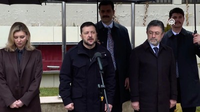 Ukrayna Başkanı Zelenskiy Ankara'da konuştu: Türkiye sayesinde gıda koridoru oluşturduk
