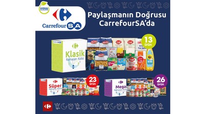 CarrefourSA, Ramazan kolilerini satışa sundu