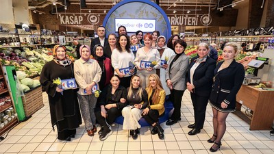 Üreten Kadınlar, CarrefourSA’da müşterilerle buluştu