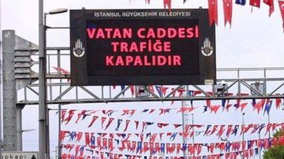 Vatan Caddesi ve Taksim metrosu kapatıldı