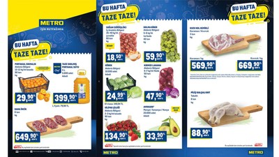 Metro markette gıda ürünlerinde indirim fırsatı! (METRO AKTÜEL ÜRÜNLER KATALOĞU - SON TARİH 2 NİSAN)