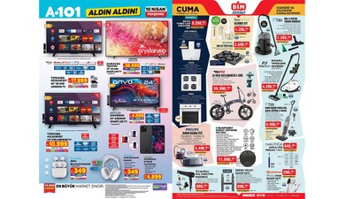 A101 ve BİM'e bu hafta hangi indirimli ürünler geliyor? (A101 ve BİM NİSAN AKTÜEL ÜRÜNLER KATALOĞU)