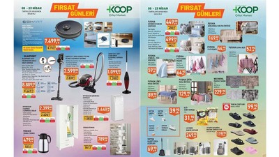 Türkiye Tarım Kredi KOOP Çiftçi Marketi'ne robot süpürge geliyor! (TARIM KREDİ 9-23 NİSAN KATALOĞU)