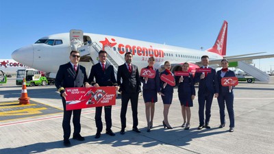 Corendon Airlines'tan 20. yılını gökyüzünde kutluyor