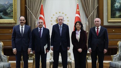 Cumhurbaşkanı Erdoğan'la görüşen Pervin Buldan tarih verdi!