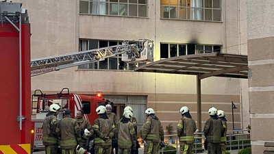 Maltepe'deki huzurevinde çıkan yangında yaralanan bir kişi hayatını kaybetti