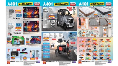A101’e 24 Nisan Perşembe günü elektrikli moped geliyor! (A101 24 NİSAN 2025 AKTÜEL ÜRÜNLER KATALOĞU)
