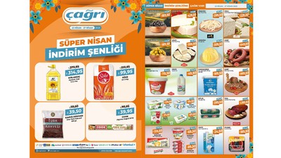 Çağrı’da Süper Nisan İndirim Şenliği başlıyor! (Çağrı 23-27 NİSAN 2025 AKTÜEL ÜRÜNLER KATALOĞU)