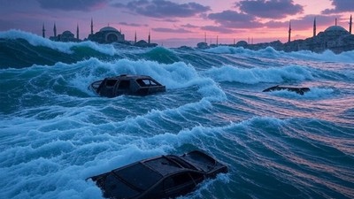 İstanbul'da bu 12 ilçe tsunami tehlikesiyle karşı karşıya! 5 dakikada sular altında kalabilir!